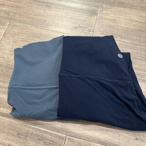 3 Pairs Lululemon Align 25” Size 6 leggings
